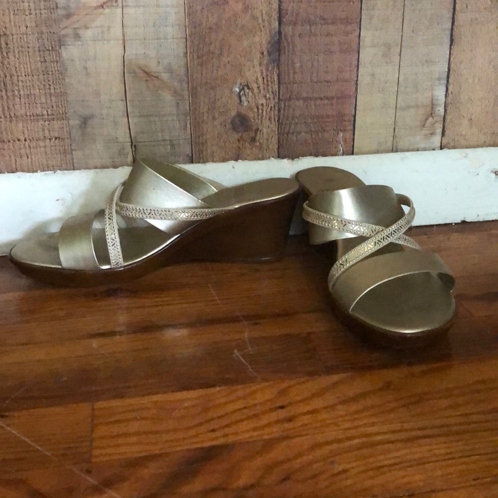 Gold sandals